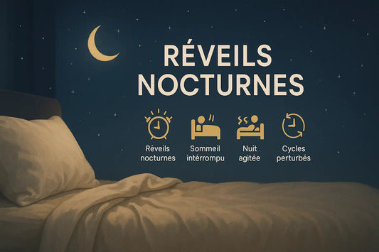 Je me réveille plusieurs fois dans la nuit