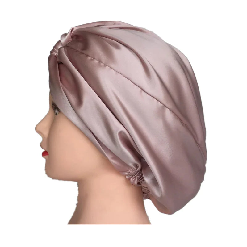 Bonnet de nuit en soie