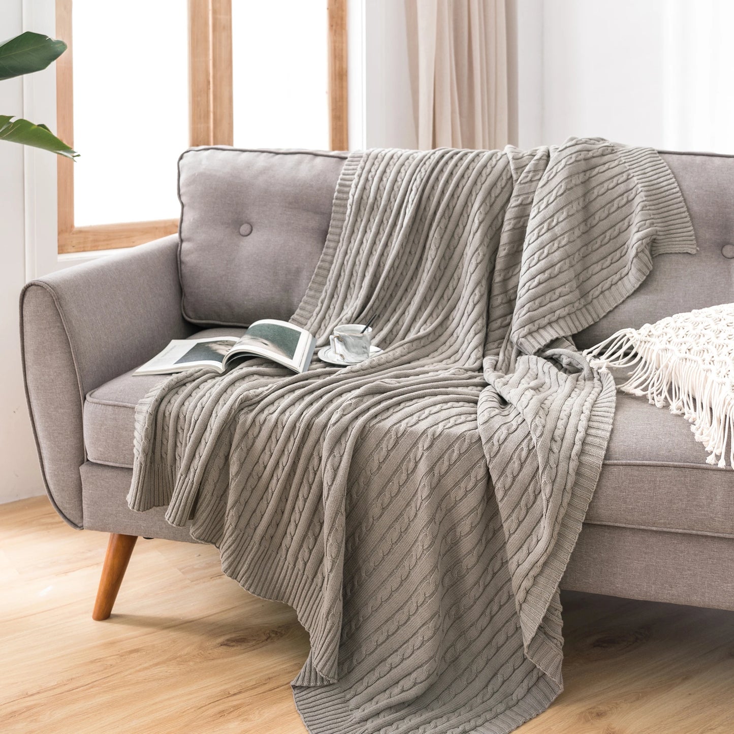Plaid 100% coton