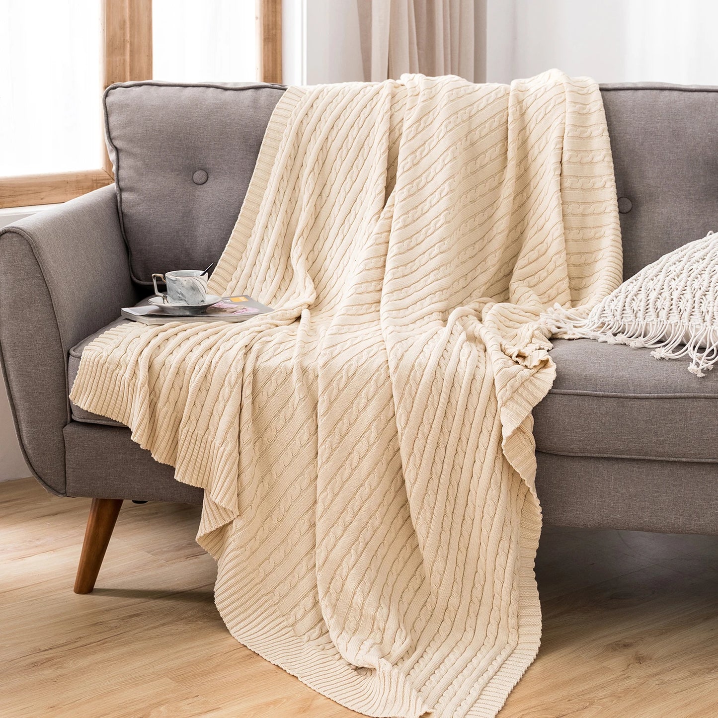 Plaid 100% coton