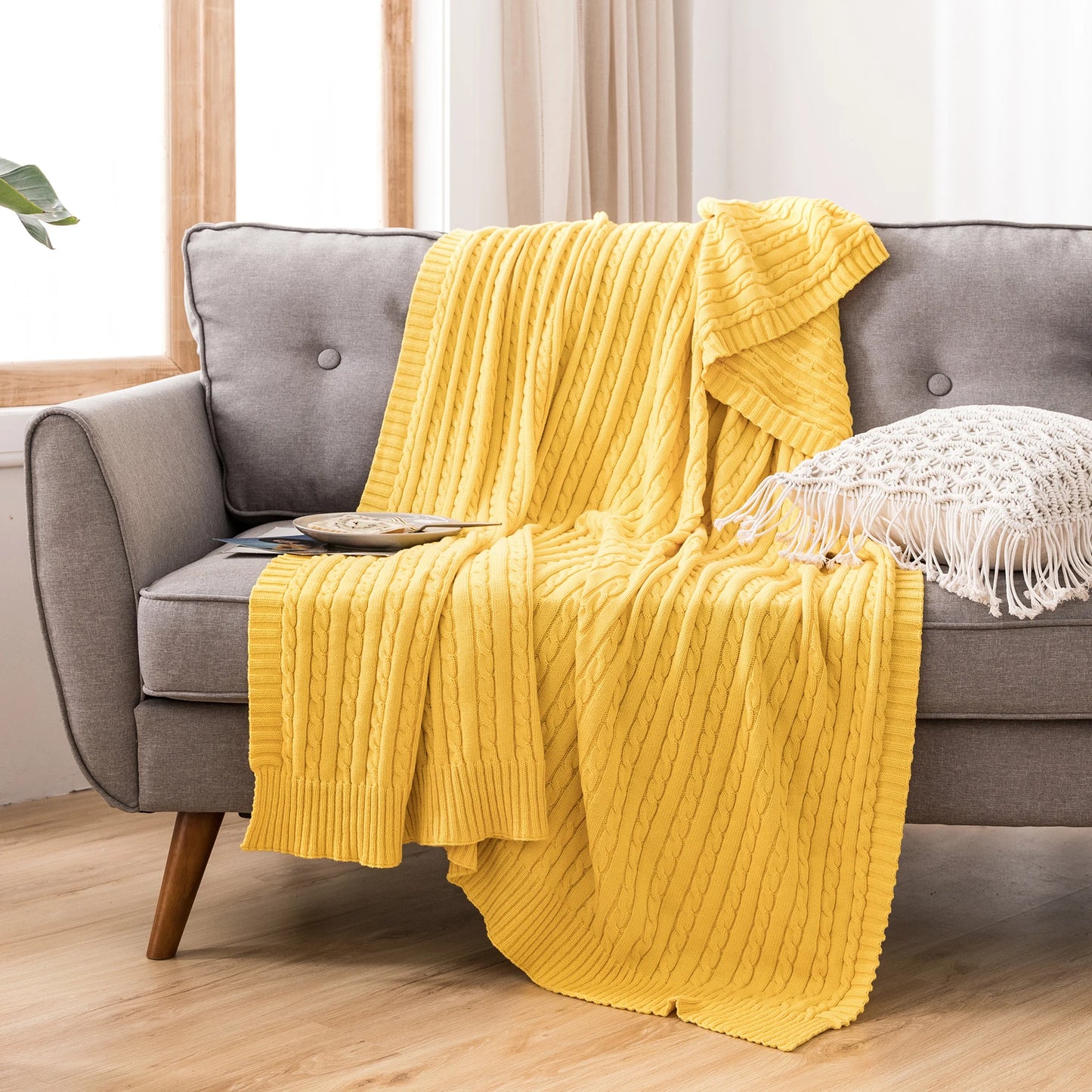 Plaid 100% coton