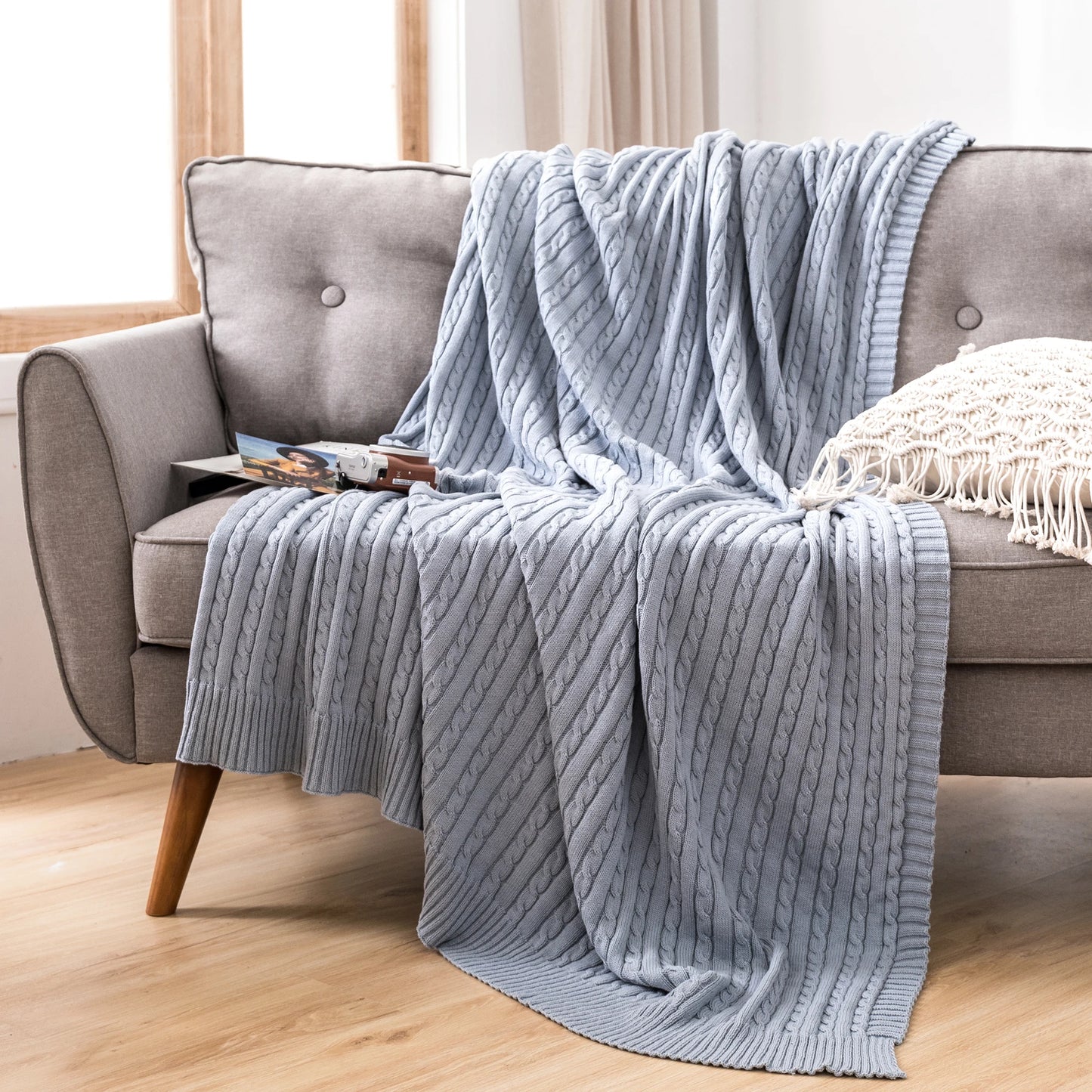 Plaid 100% coton