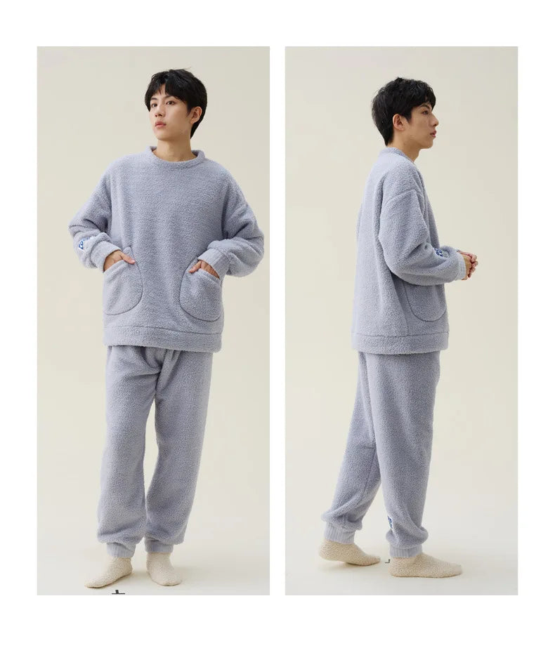 Combinaison pyjama homme polaire