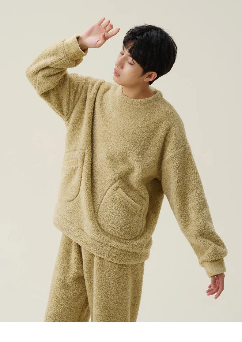 Combinaison pyjama homme polaire