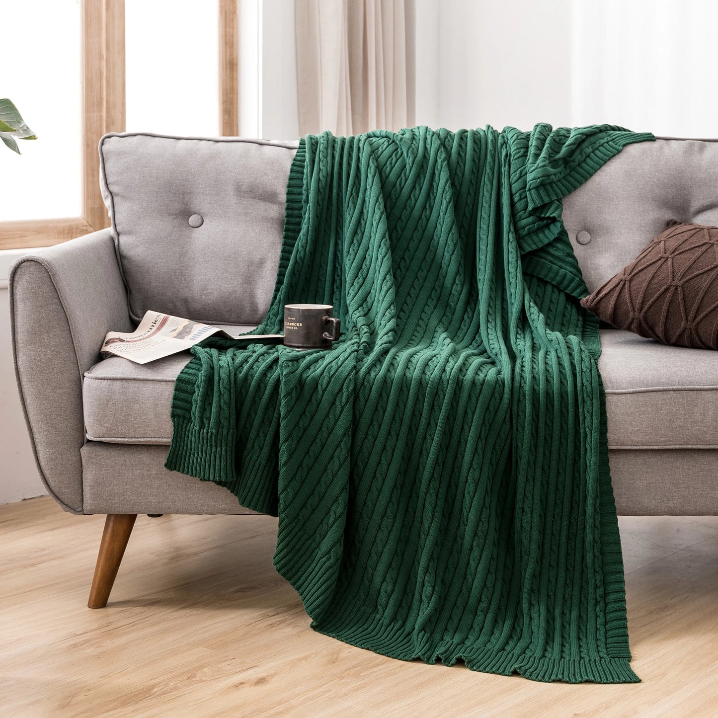 Plaid 100% coton