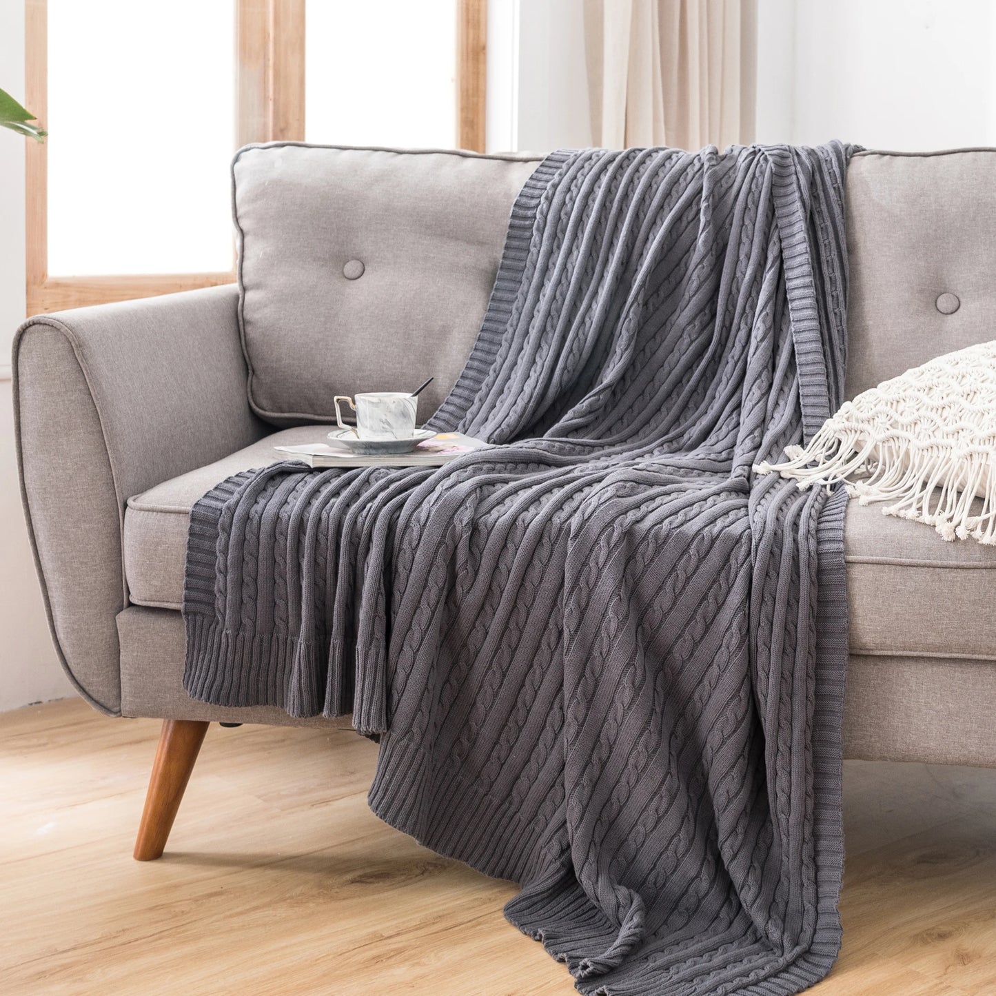 Plaid 100% coton
