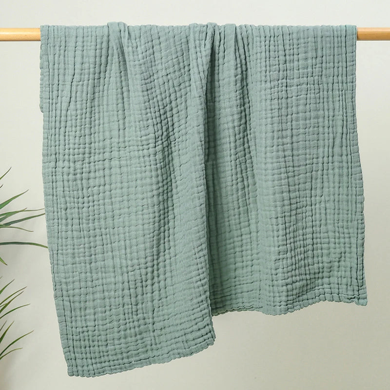 Plaid en mousseline de coton