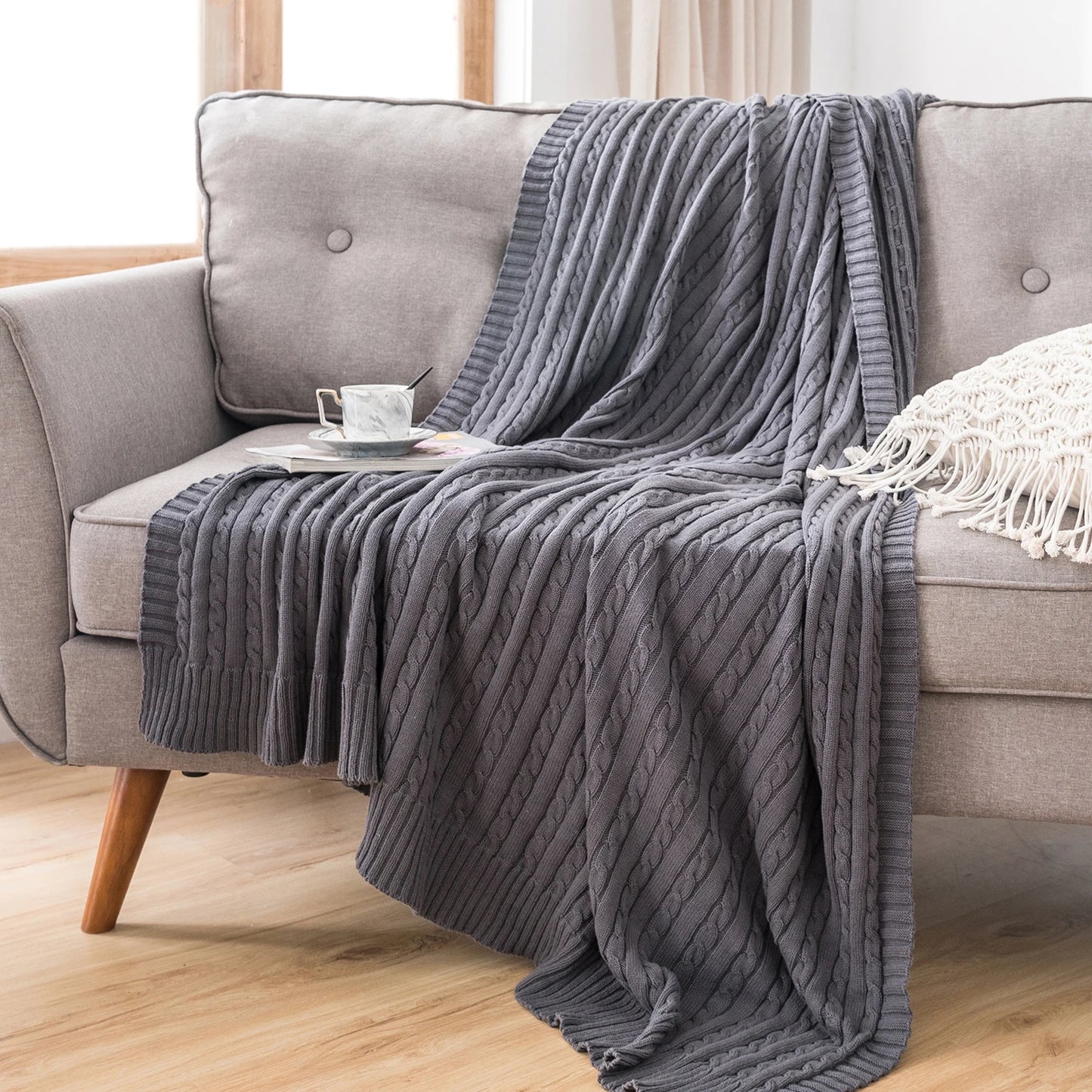 Plaid 100% coton