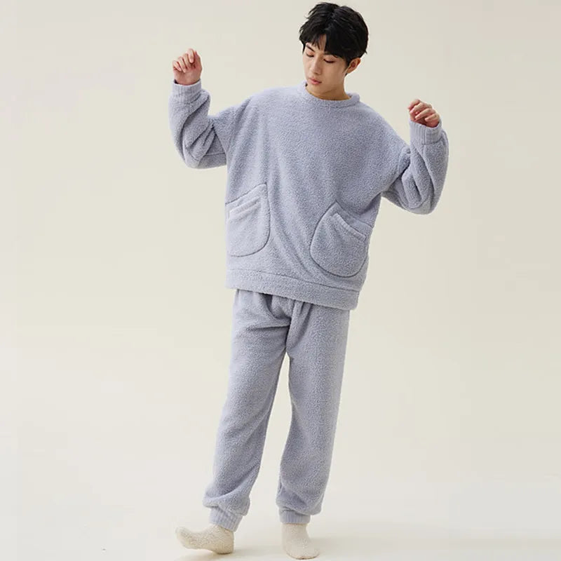 Combinaison pyjama homme polaire