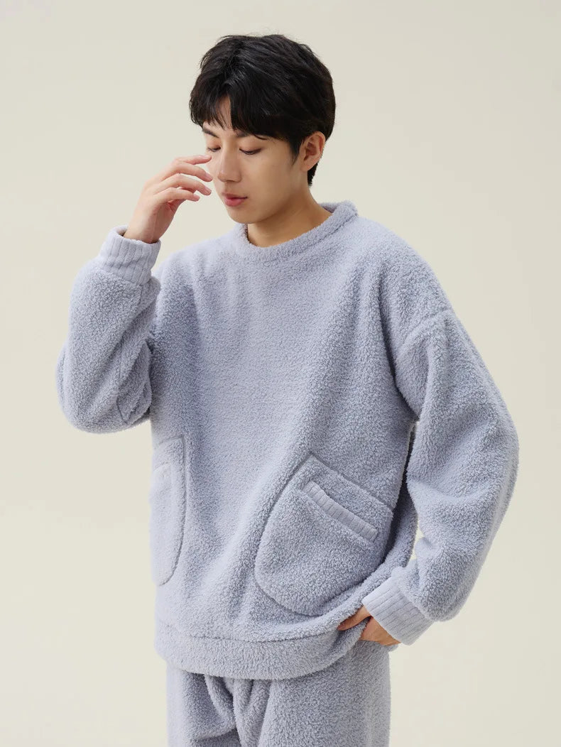 Combinaison pyjama homme polaire
