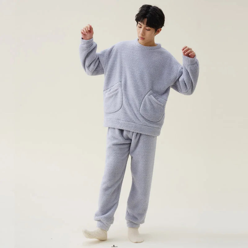 Combinaison pyjama homme polaire