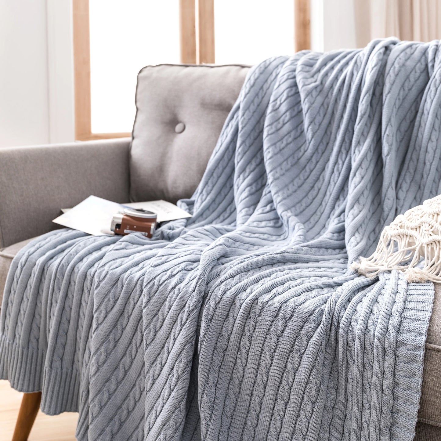 Plaid 100% coton