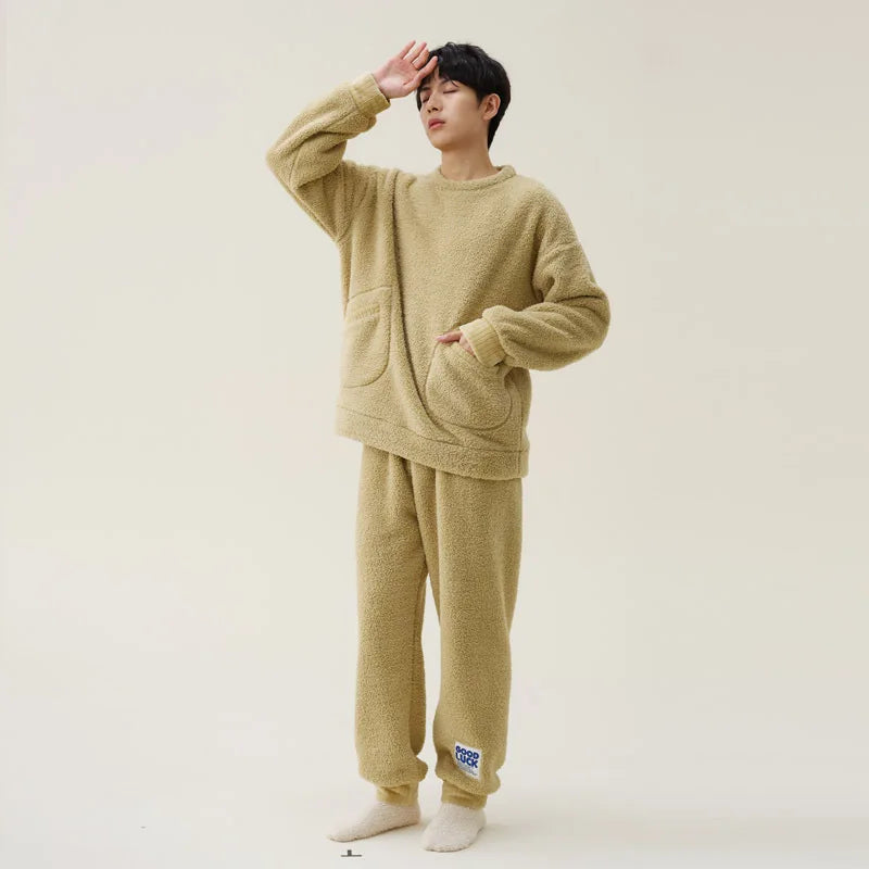 Combinaison pyjama homme polaire