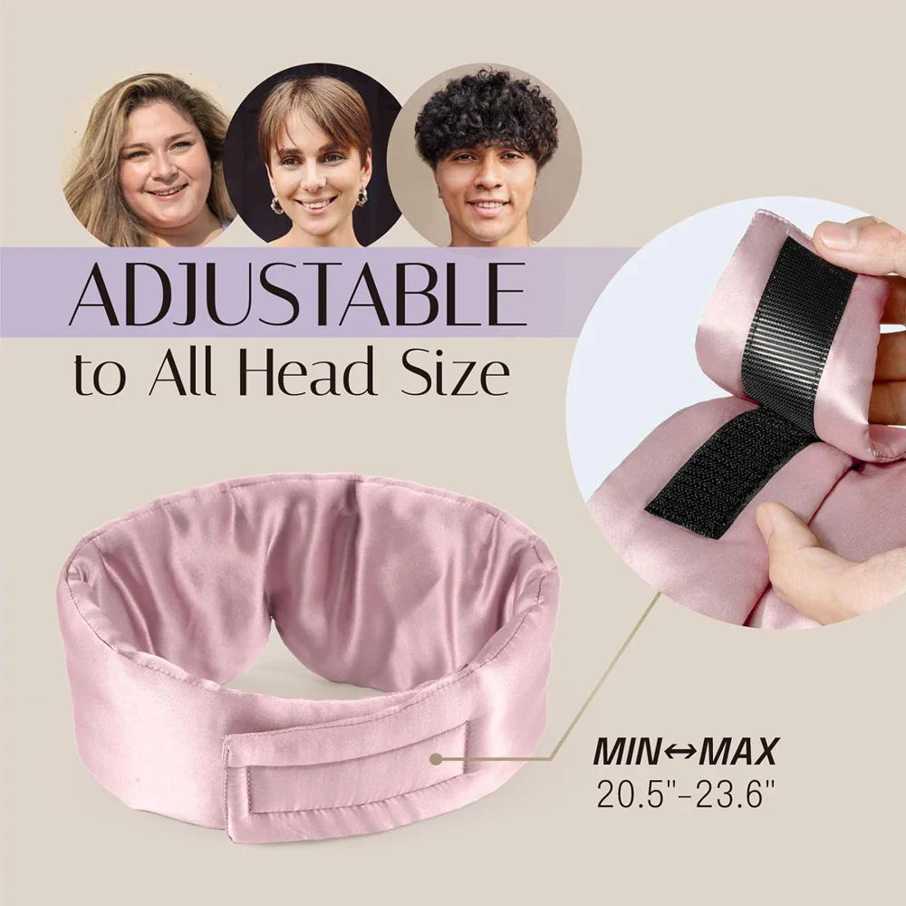 Bandeau de sommeil en soie de murier