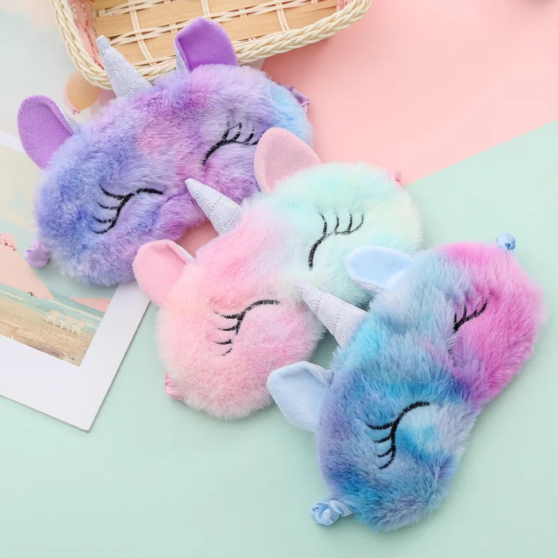 Masque de nuit licorne