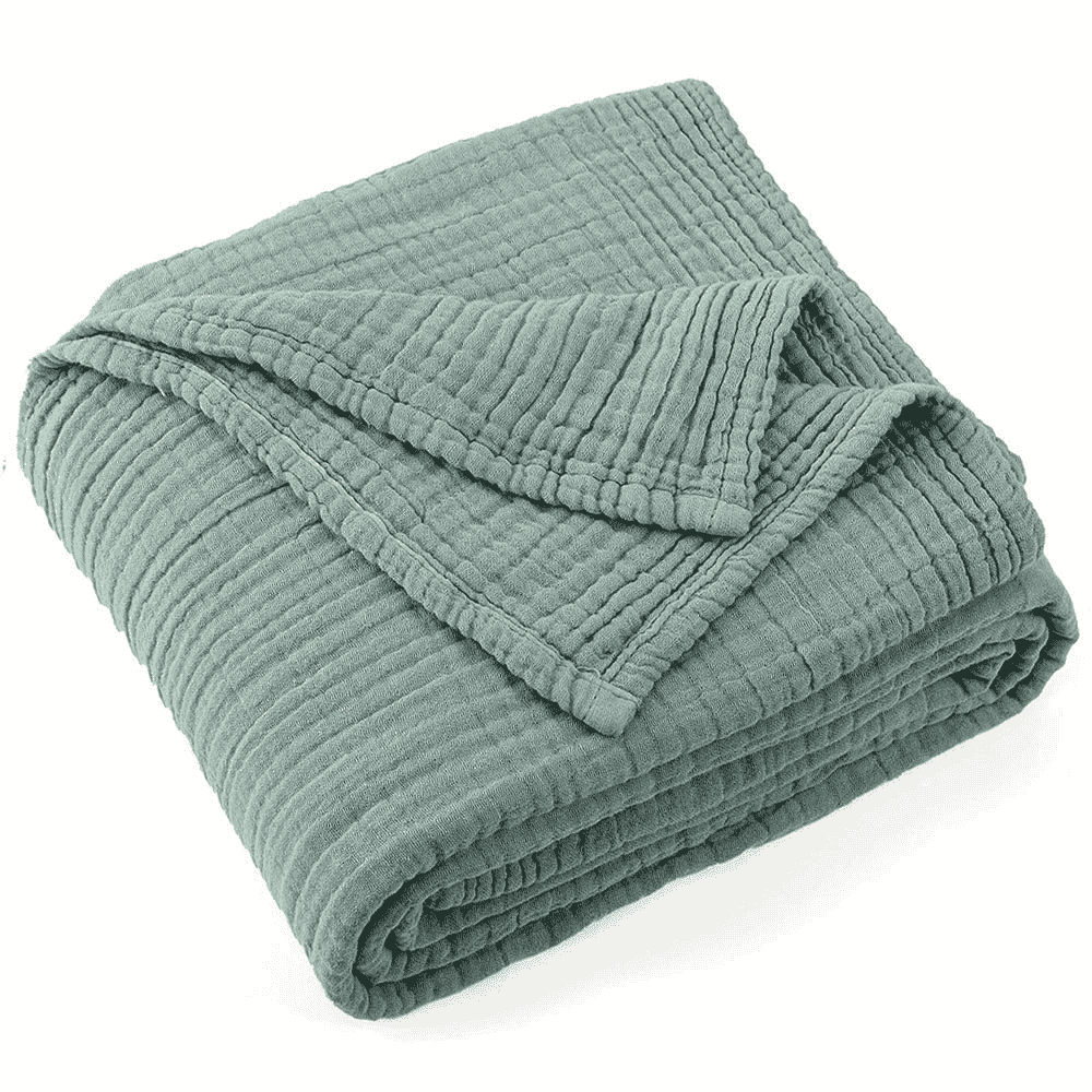 Plaid en mousseline de coton