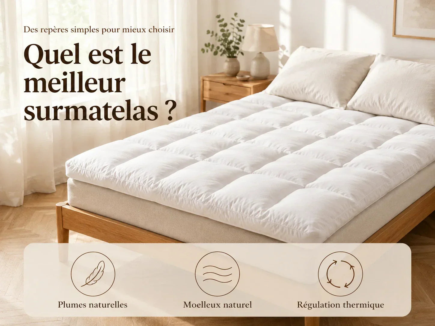Quel est le meilleur surmatelas  Image