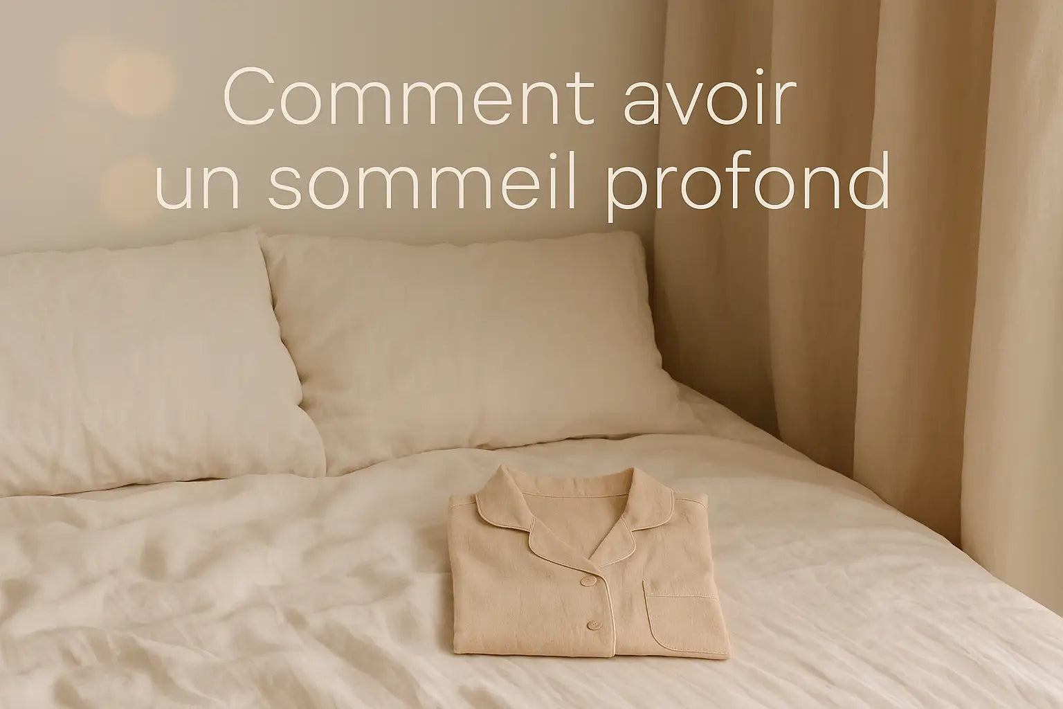 comment avoir un sommeil profond Image