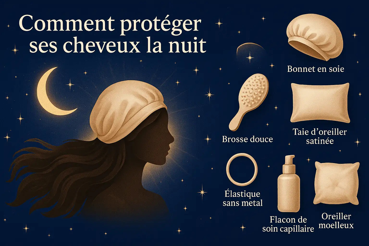 Comment protéger ses cheveux la nuit Image