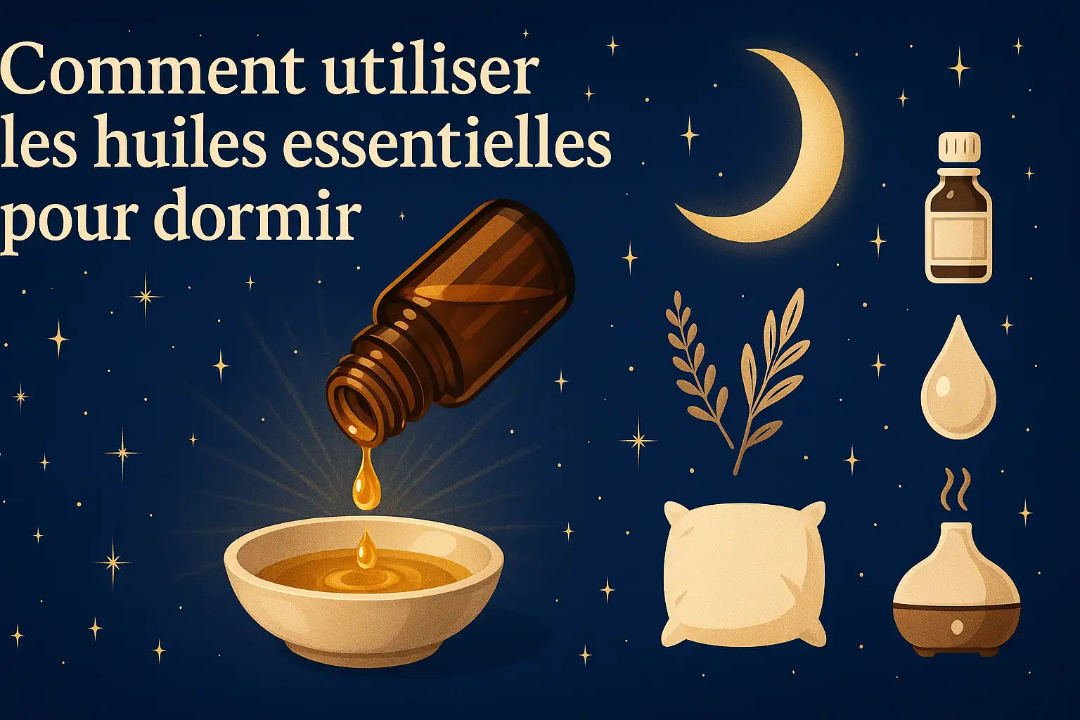 Comment utiliser les huiles essentielles pour dormir Image