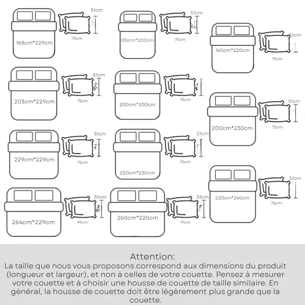 Parure de lit noire