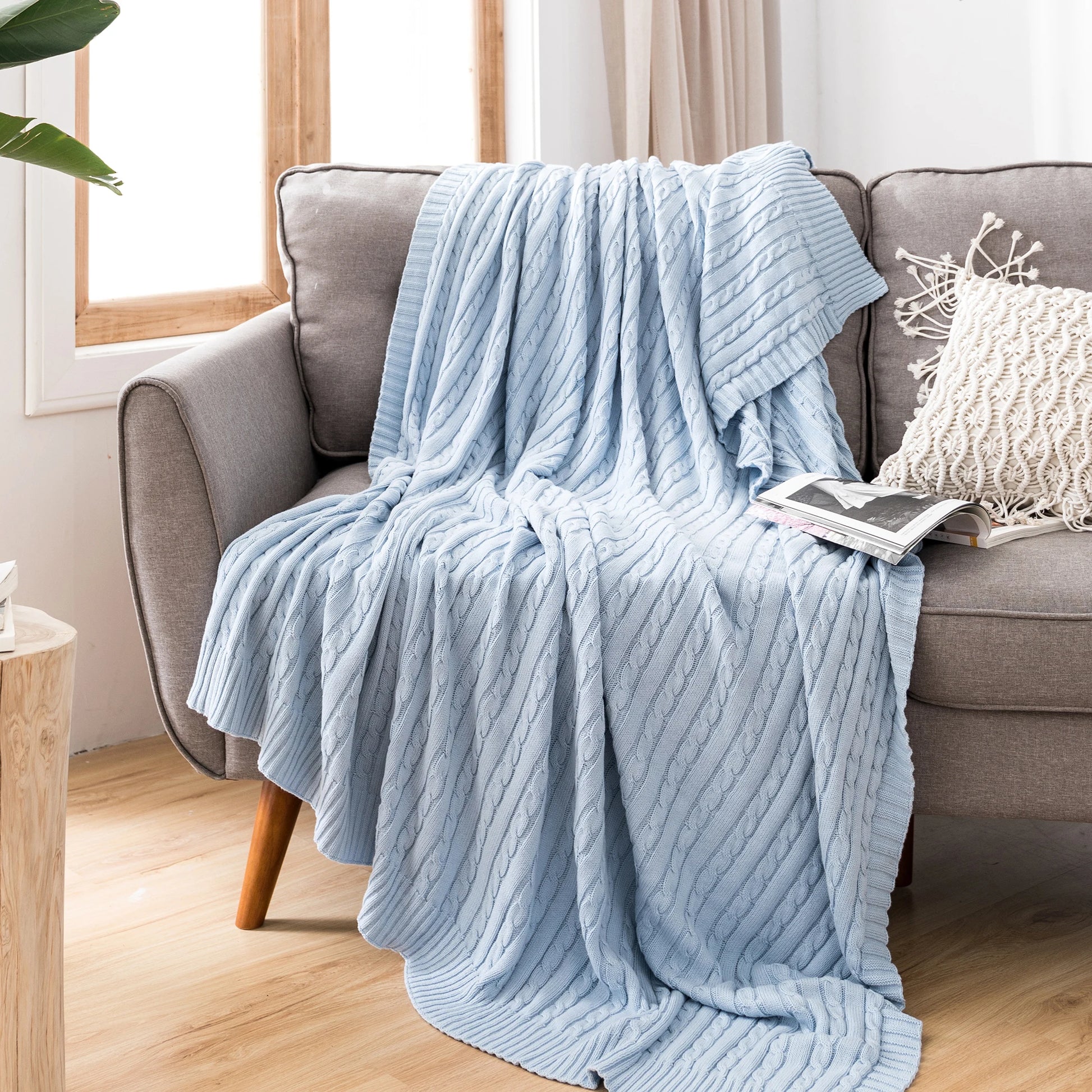 Plaid 100% coton
