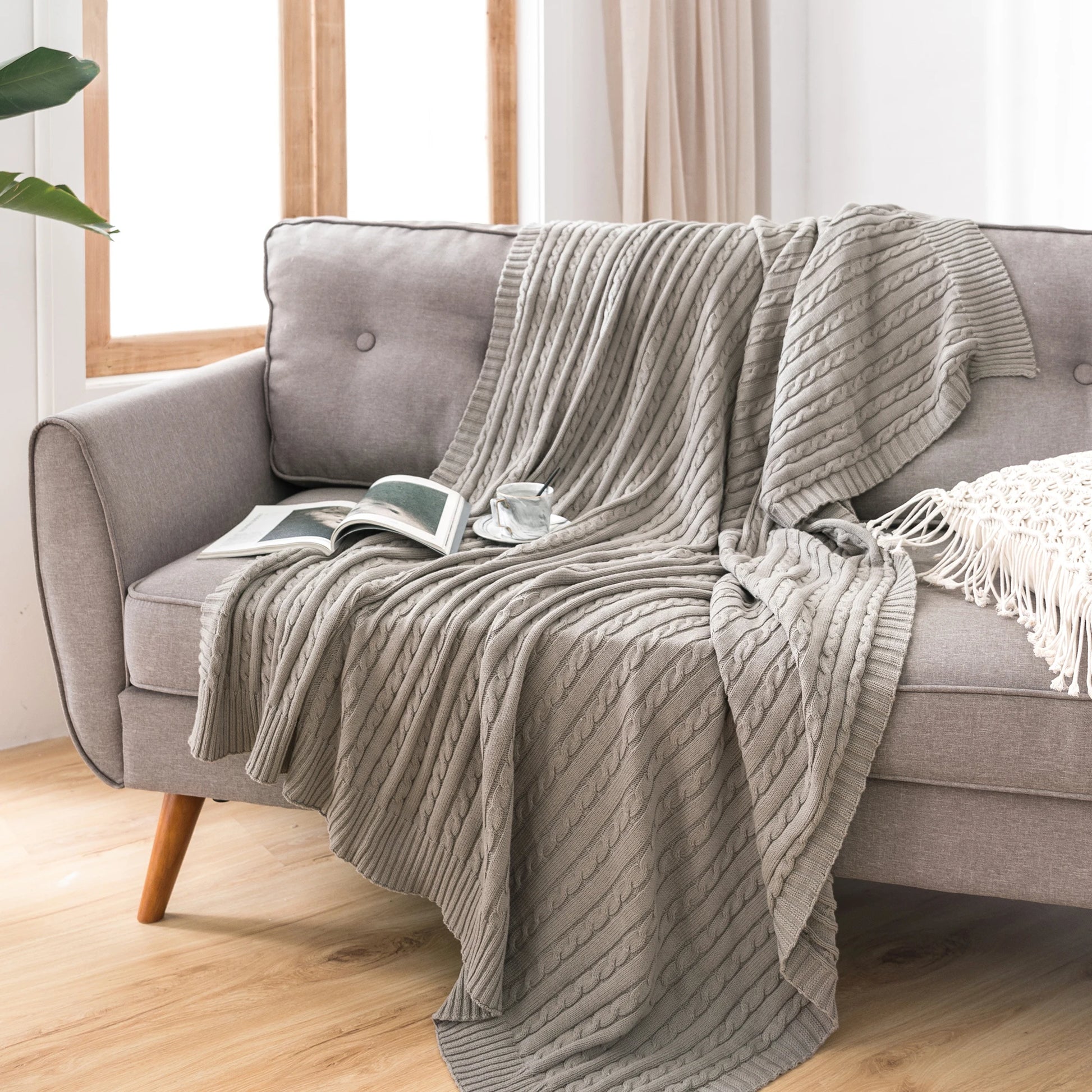 Plaid 100% coton