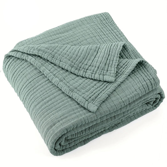 Plaid en mousseline de coton