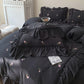 Parure de lit noire