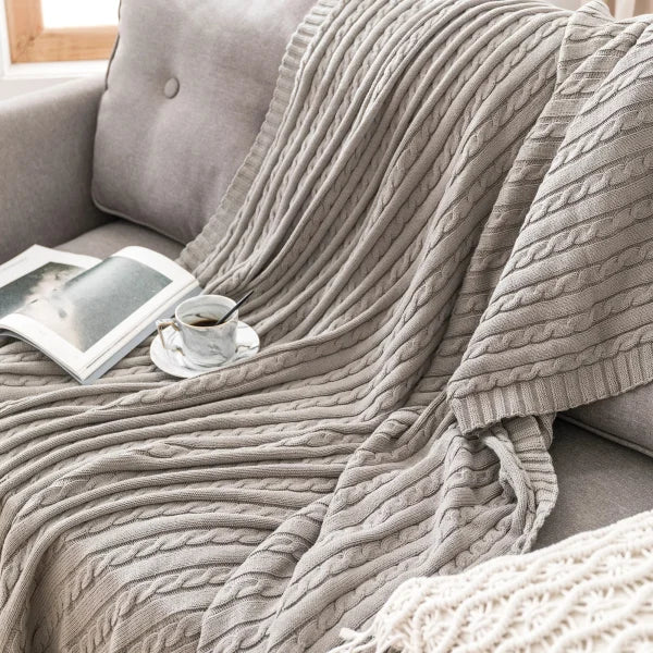Plaid 100% coton