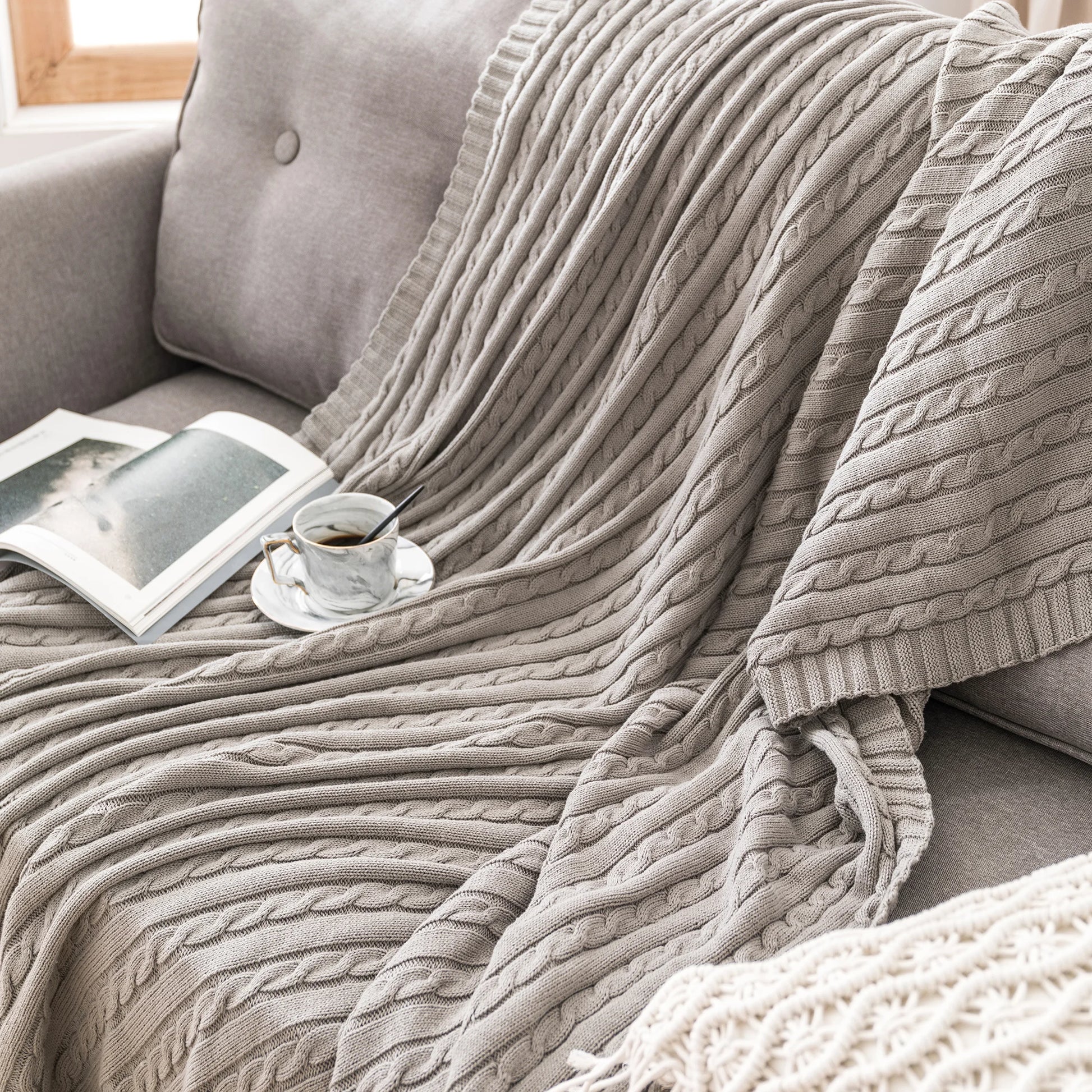 Plaid 100% coton