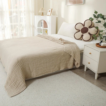Plaid en mousseline de coton