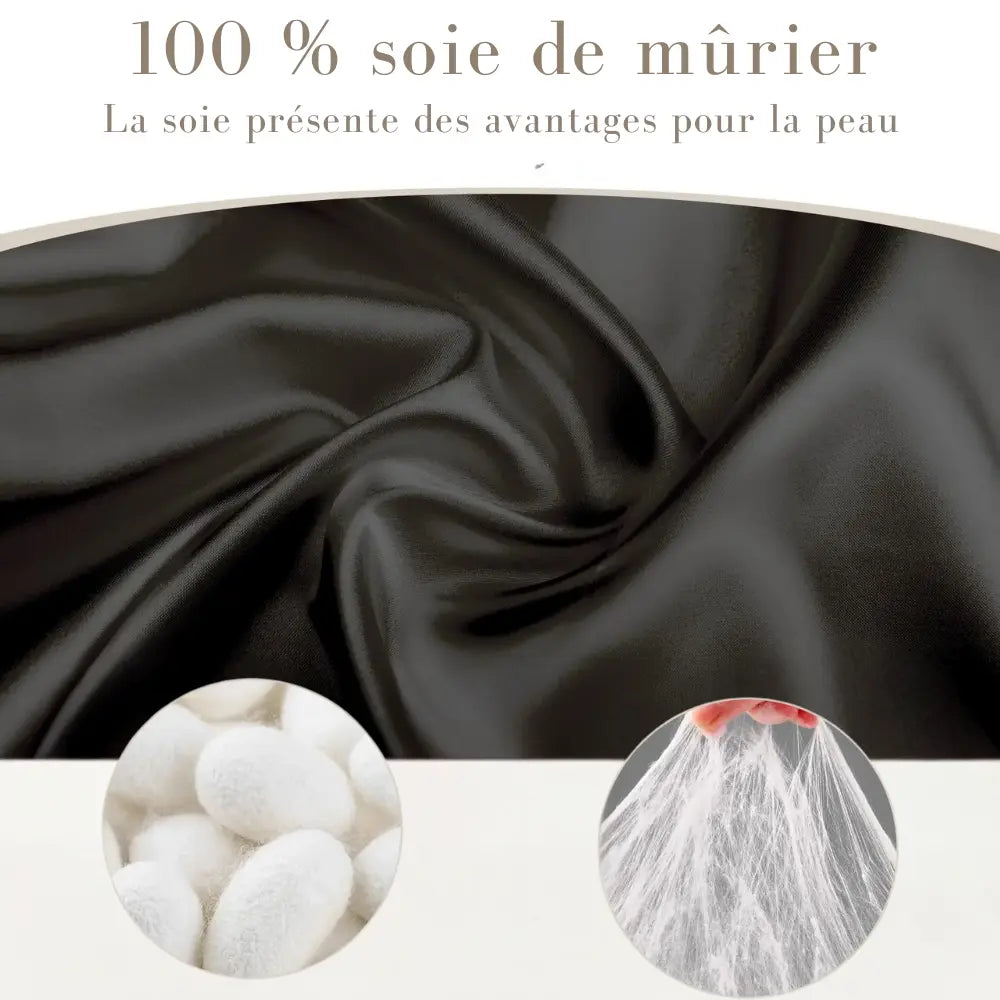 Bandeau de sommeil en soie de murier