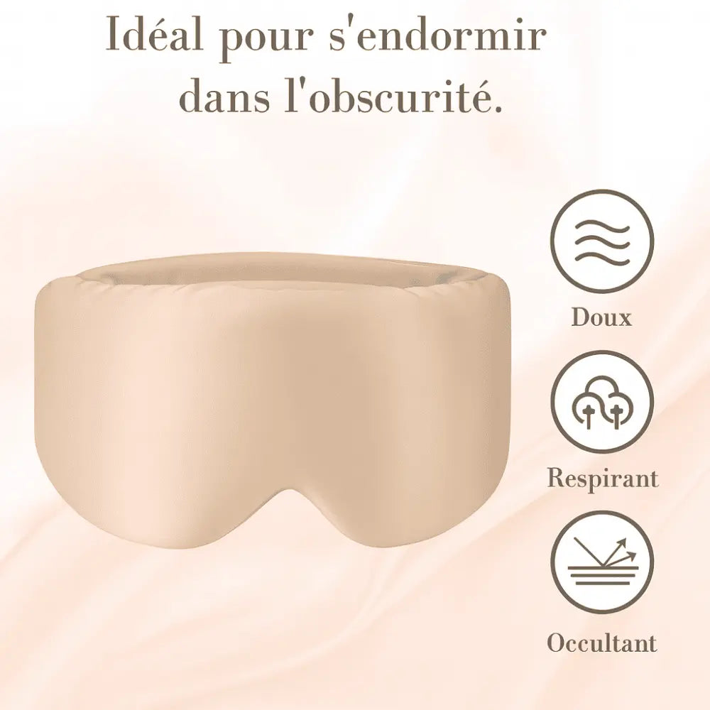 Bandeau de sommeil en soie de murier