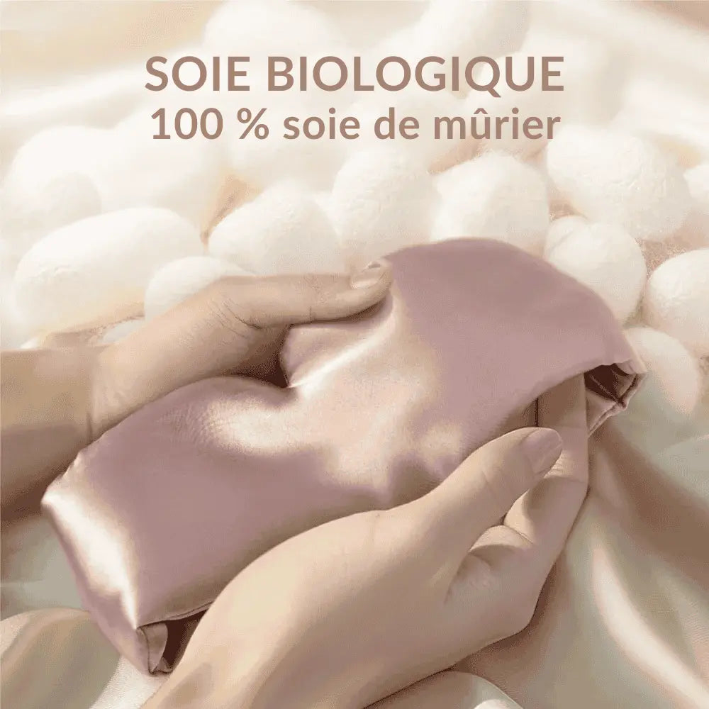 Bandeau de sommeil en soie de murier
