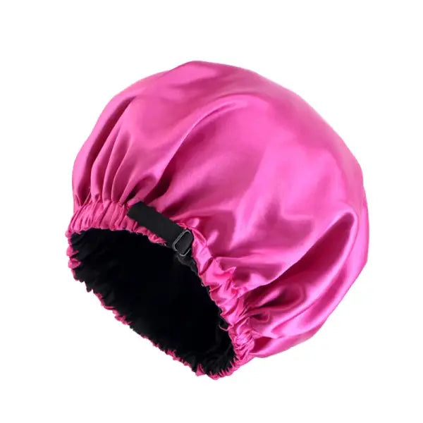Bonnet de nuit en satin doublé