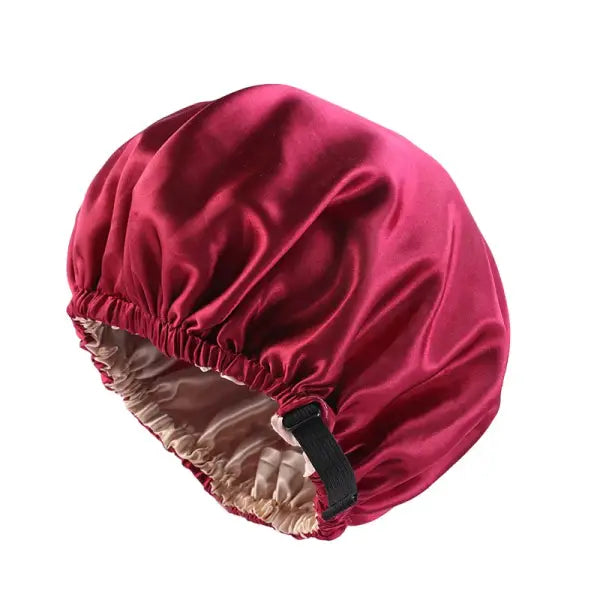 Bonnet de nuit en satin doublé