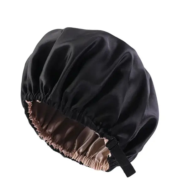 Bonnet de nuit en satin doublé
