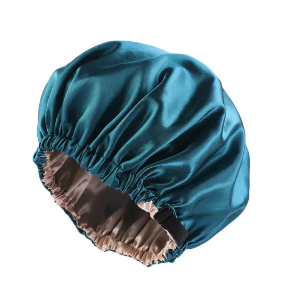 Bonnet de nuit en satin doublé