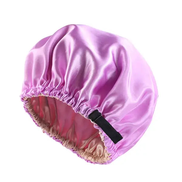 Bonnet de nuit en satin doublé