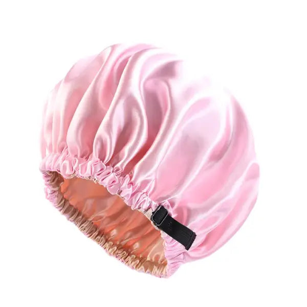 Bonnet de nuit en satin doublé