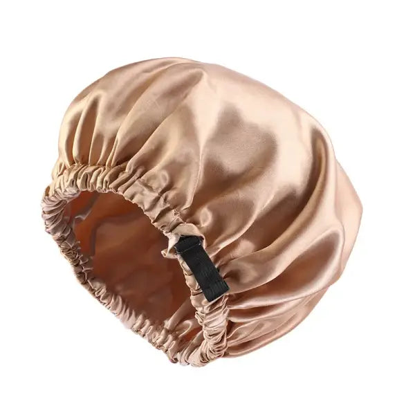 Bonnet de nuit en satin doublé