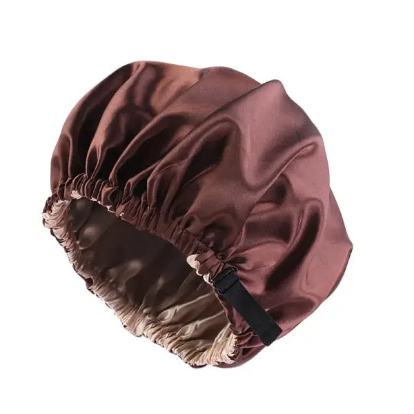 Bonnet de nuit en satin doublé