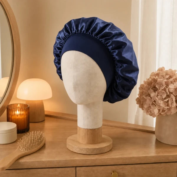 Bonnet de nuit en satin