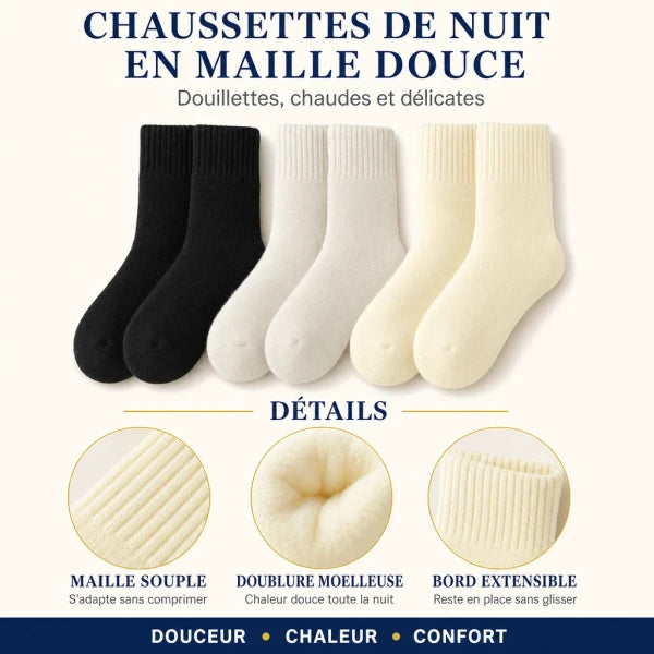 Chaussettes de nuit en maille douce, et ses principaux bénéfices