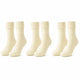 Chaussettes de nuit en maille douce – lot de trois paires jaunes