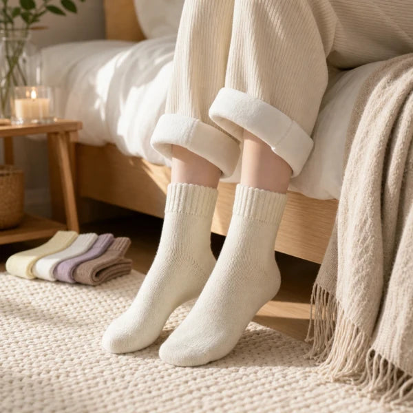 Chaussettes de nuit en maille douce