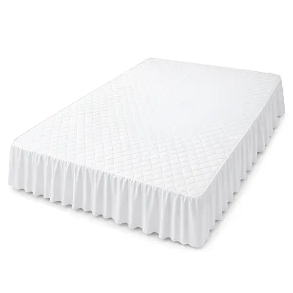 Jupe de lit matelassée imperméable