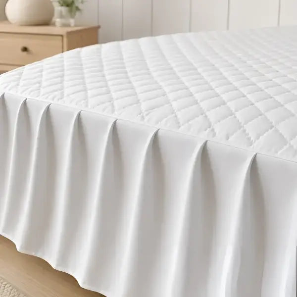Jupe de lit matelassée imperméable
