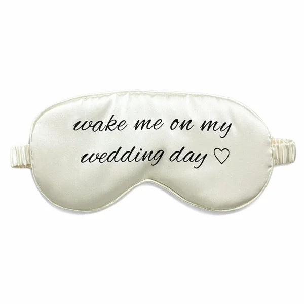 Masque de nuit en soie mariage